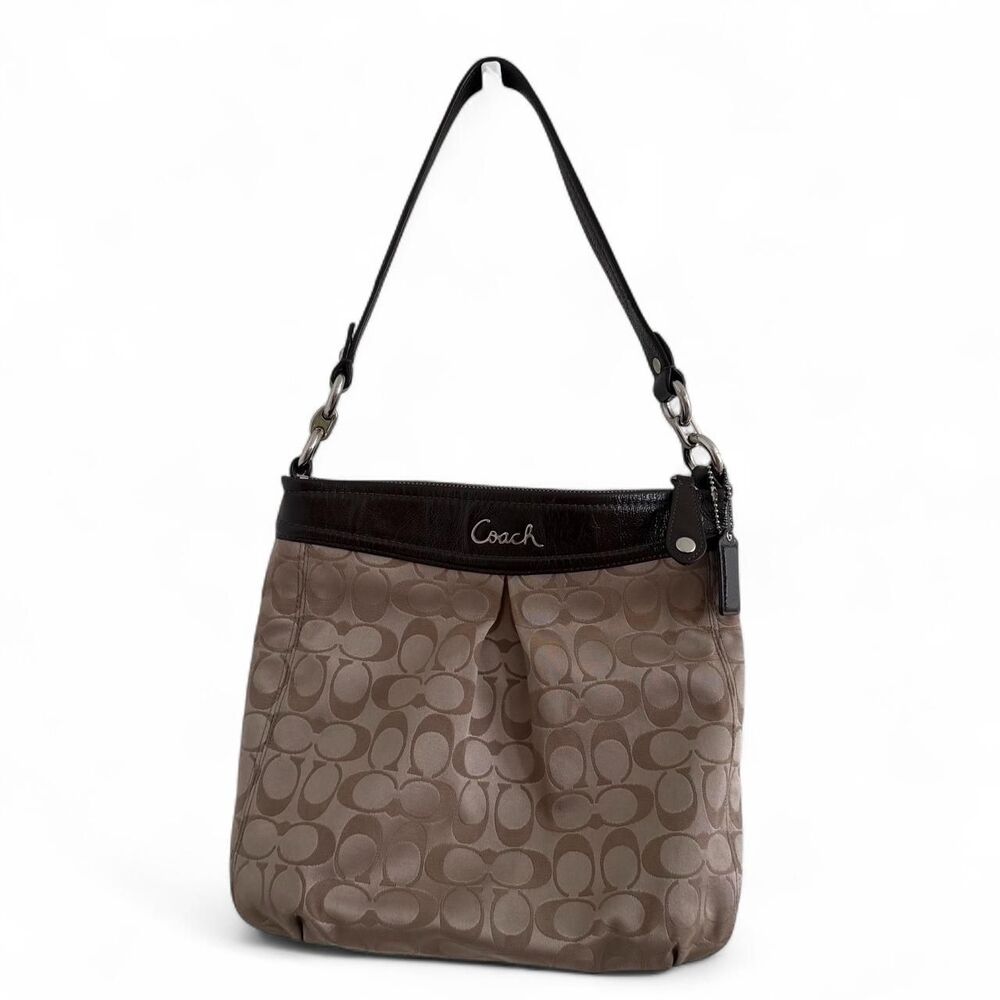 Coach Women's Brown and Tan Bag